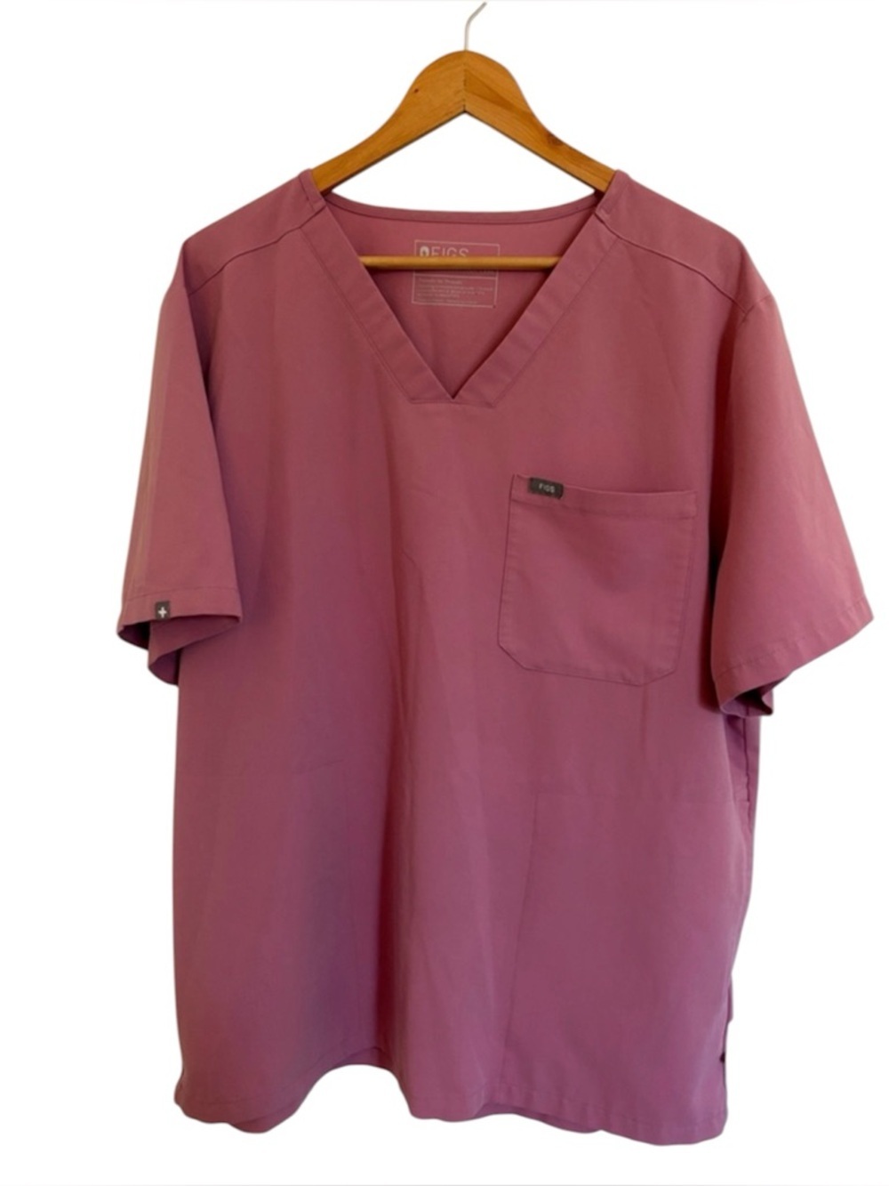 Figs Chisec Three Pocket Scrub Top Chalk Pink Size XXL - Picture 11 of 11